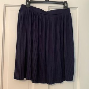 Micro pleat mini skirt